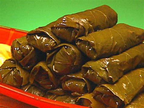 Stuffed Grape Leaves Recipe | George Duran | Food Network