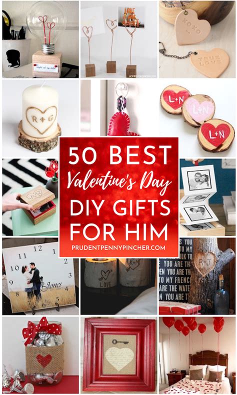 50 DIY Valentines Day Gifts for Him - Prudent Penny Pincher