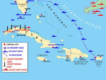 Map Of Cuban Missile Crisis