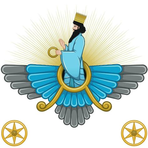 Zoroastrian Symbol Design 25750100 Vector Art at Vecteezy