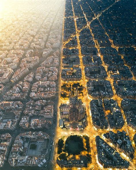 HD wallpaper: Aerial View, architecture, Barcelona, building, Cityscape ...