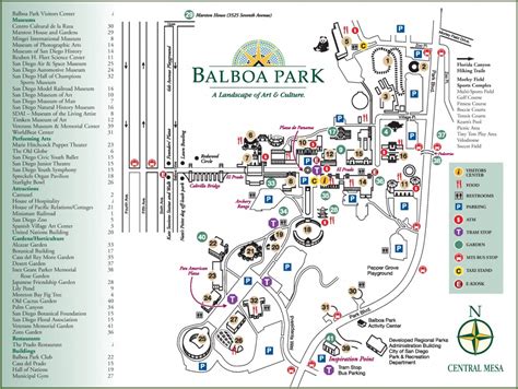 Maps & Directions | Balboa Park - Map Of Balboa Park San Diego ...