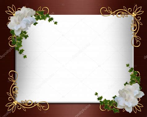 Wedding Invitation border elegant Stock Photo by ©Irisangel 2004564