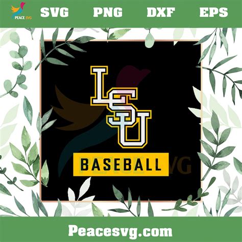 LSU Tigers Baseball Logo SVG For Cricut Sublimation Files - PeaceSVG