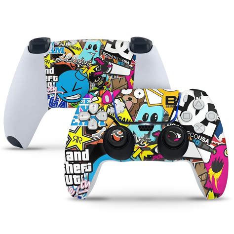 PlayStation 5 Controller Skin - Sticker Bomb Dream – SkinsLegend