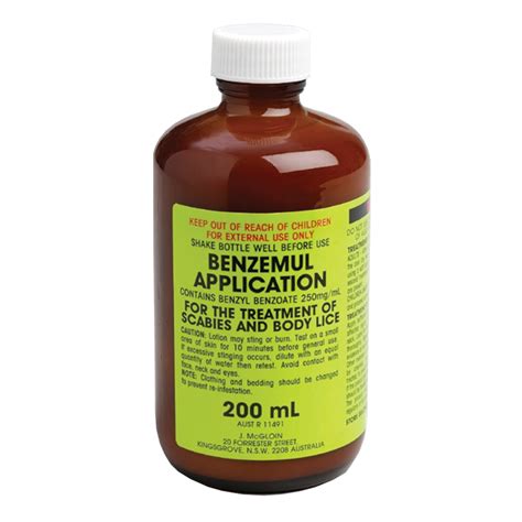 BEST PRICE! BENZEMUL APPLICATION SCABIES BODY LICE LOTION TREATMENT ...