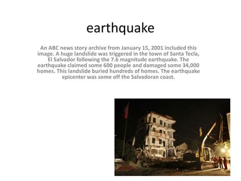 PPT - earthquake PowerPoint Presentation, free download - ID:2065247