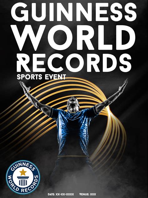 Guinness World Records Sports Event Refused Poster | Behance