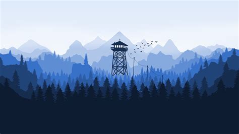 Wallpaper engine обои firewatch