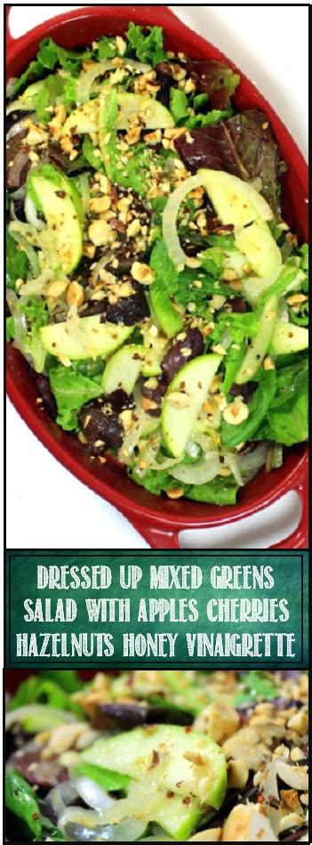 52 Ways to Cook: Dressed Up Mixed Greens Salad with Hazelnuts and Jam ...