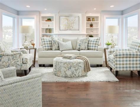 Overstuffed Country Style Sofas | Baci Living Room