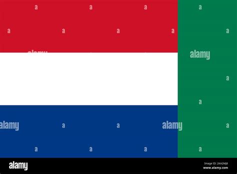 flag of Dutch Creole peoples Griqua people. flag representing ethnic ...