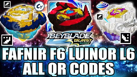 Beyblade Burst Surge Qr Codes Mirage Fafnir