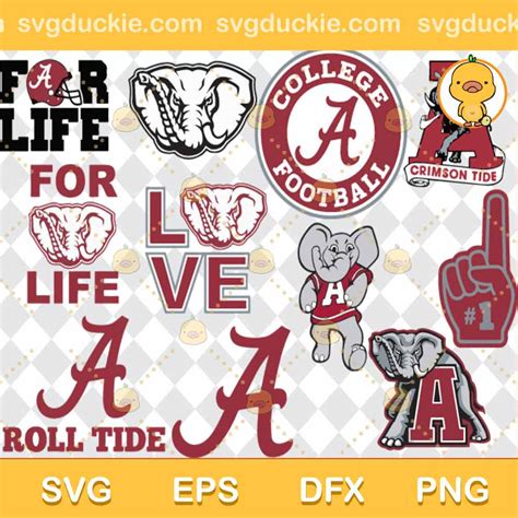 Alabama Crimson Tide SVG, University Of Alabama SVG PNG