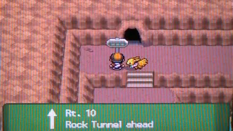 Pokemon Blue Rock Tunnel Map