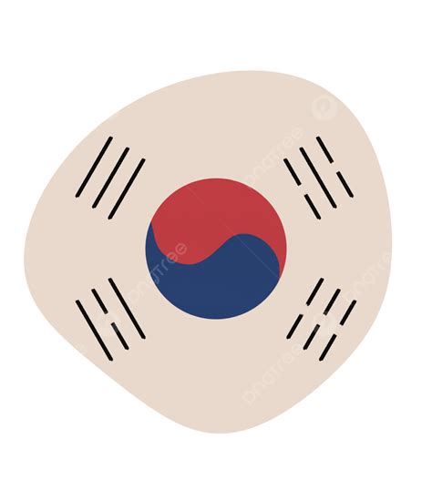 South Korean Flag, South Korea, Korean Flag PNG Transparent Clipart ...