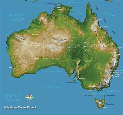 Australia In The Map - Missy TEirtza