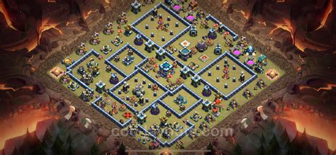 Best War Base TH13 with Link 2024 - Town Hall Level 13 CWL Base Copy ...