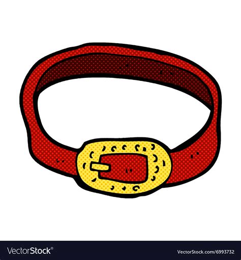 Comic cartoon belt Royalty Free Vector Image - VectorStock