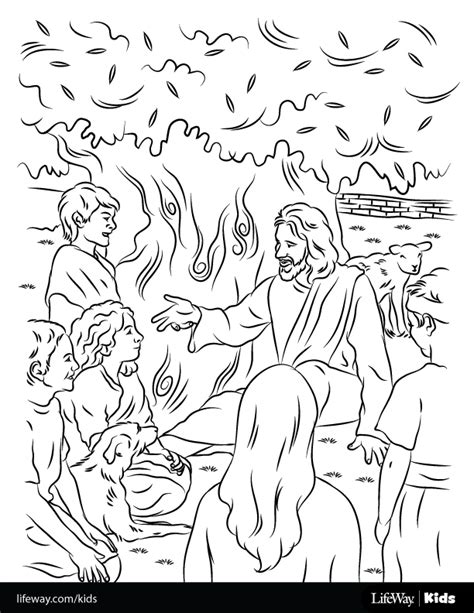 Free Coloring Sheet: Jesus Loved the Children