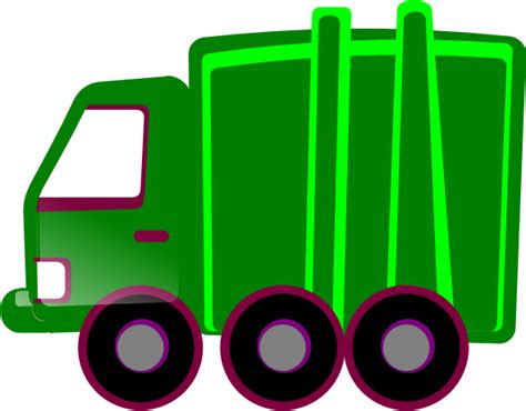 Download Garbage Truck Png - Green Trash Truck Clipart | Transparent ...