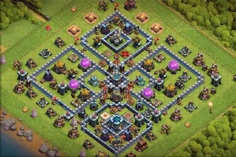 Best TH13 Anti 3 Star Farming Base Layout Link #16 - 2025