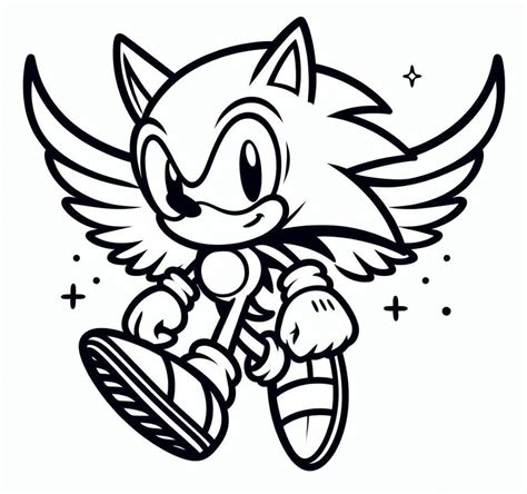 Desenhos De Sonic Para Colorir Pintar E Imprimir🛠 Descubra O Mundo Das