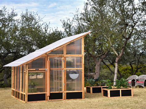 Slant-Roof Greenhouse | Greenhouse, Backyard greenhouse, Greenhouse plans