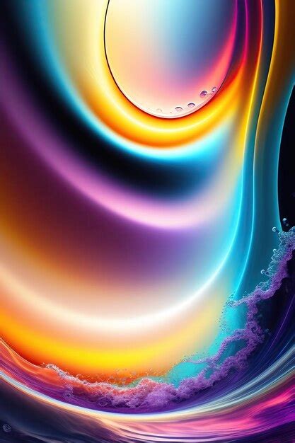 Premium AI Image | Abstract Water Waves Background