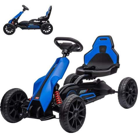 Electric Go Kart for Kids,12V Battery Powered Pedal Go Karts for ...