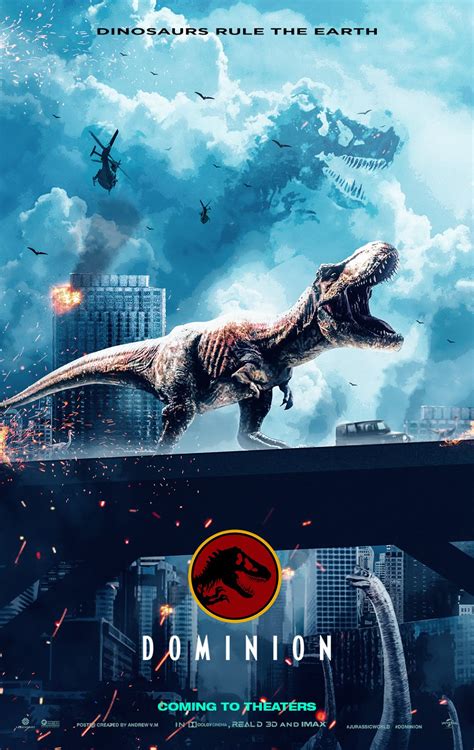 Jurassic World DOMINION Poster REXY (T-REX) 2021