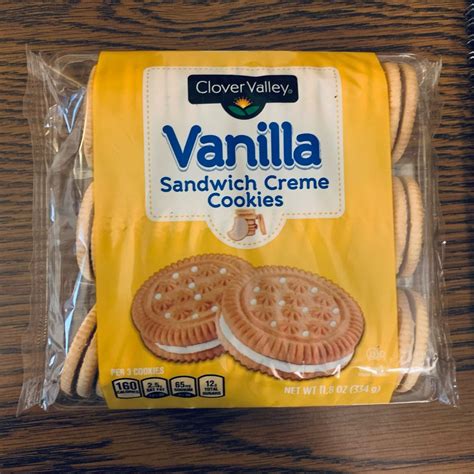 Clover Valley Vanilla Sandwich Creme Cookies Reviews | abillion