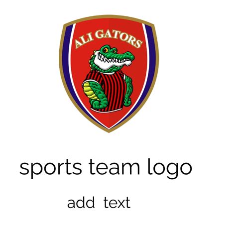 Sports team logo design template. | PosterMyWall