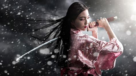 samurai kimono sword girl-HD Widescreen Wallpaper-1920x1080 Download ...