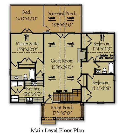 Lake House Floor Plan - Plansmanage