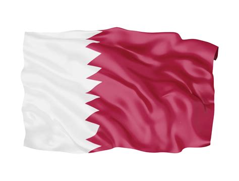 3d Qatar flag national sign symbol 16650385 Vector Art at Vecteezy