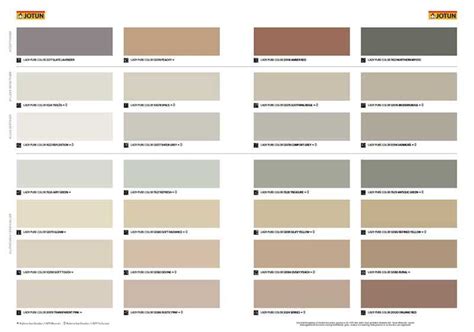 Jotun Paint Color Chart Pdf