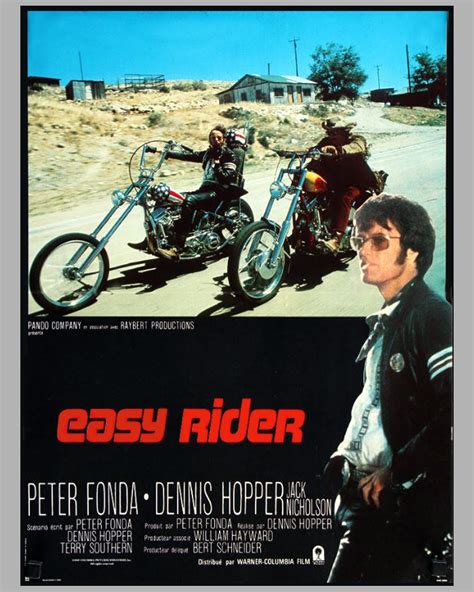 1969 Easy Rider movie poster - l'art et l'automobile