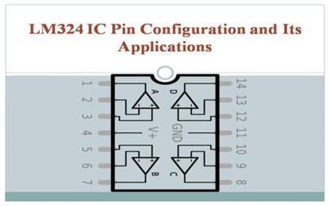 Lm324 Op Amp Pinout Datahseet Applications Examples And Features Images