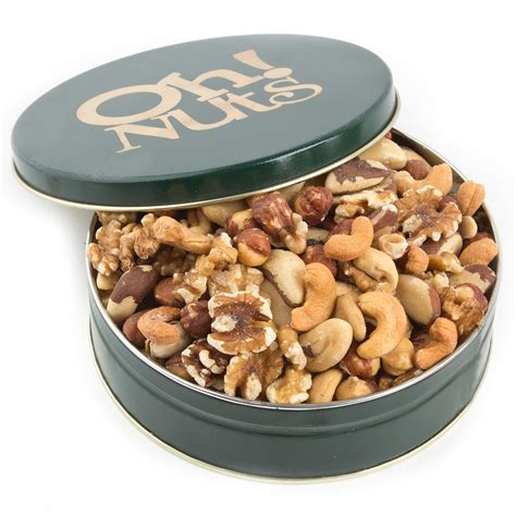 Holiday Roasted Mixed Nuts Gift Tin • Oh! Nuts®