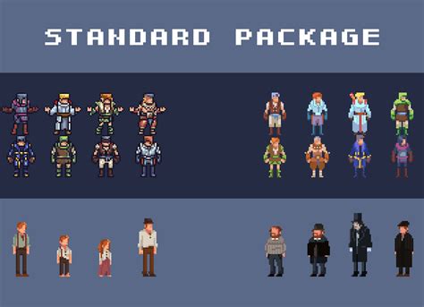 Pixel Art Character - Bandits Pixel Art In 2d Assets Ue Marketplace ...