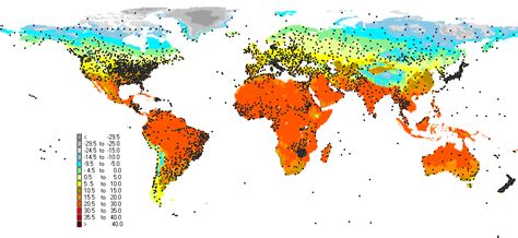 World Climate Index Map