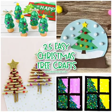 Christmas Tree Crafts for Kids - Messy Little Monster