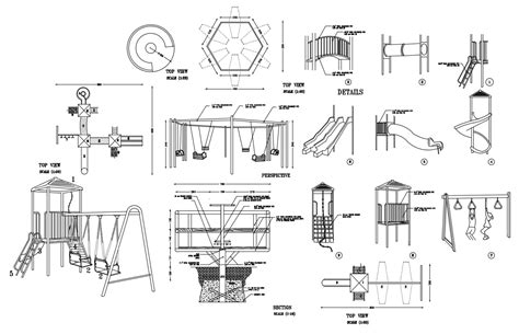 Outdoor Playground Equipment - Cadbull