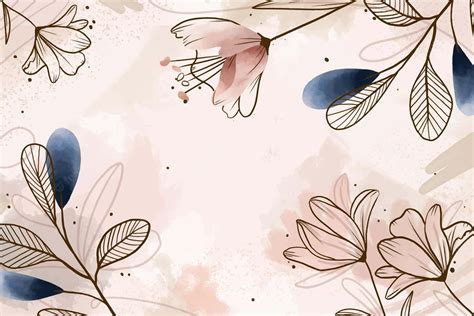 Flower Drawing Watercolor Background | Best Flower Site