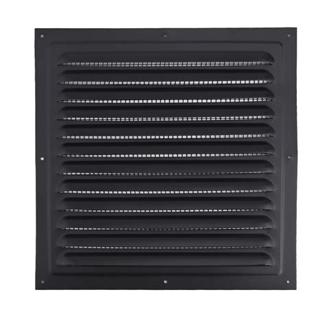 250x250mm Metal Louver Vent Cover Square Vent Exterior Wall Grille ...