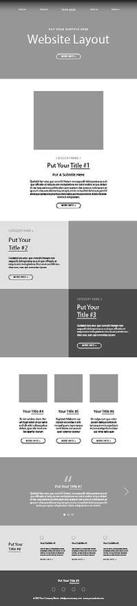 Website Page Layout on Behance