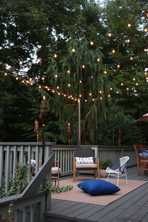 22 Backyard Lighting Ideas - How to Hang Outdoor String Lights