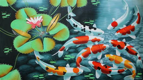 Koi Pond Wallpaper (59+ pictures) - WallpaperSet