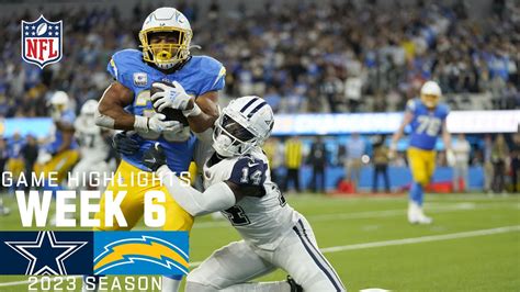 Dallas Cowboys vs. Los Angeles Chargers | 2023 Week 6 Game Highlights ...